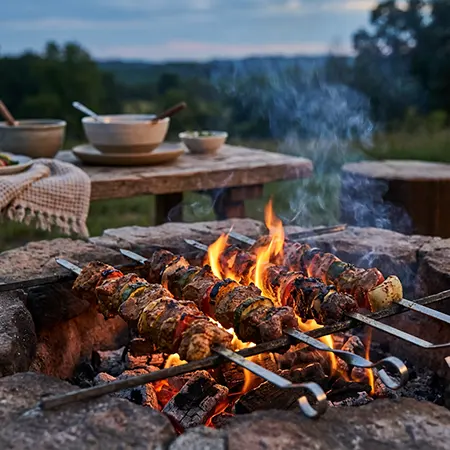 shop kebab cooking items