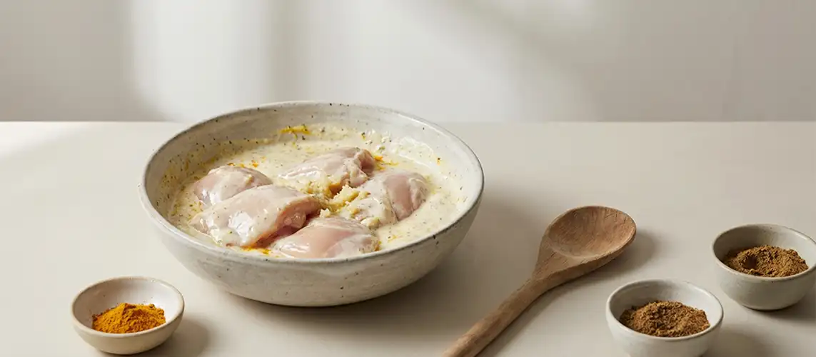 Yogurt Marinade for Chicken Kebabs
