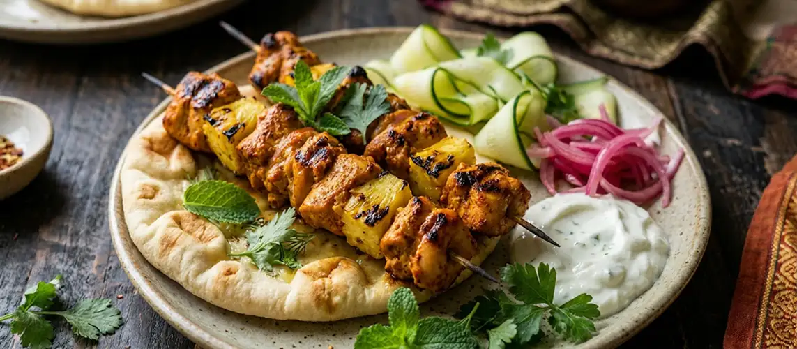 Chicken Tikka Kebab Skewers