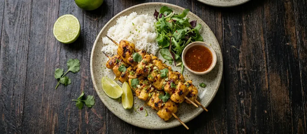 Chilli Lime Chicken Skewers