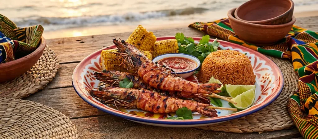 Jamestown Grilled Prawn Skewers