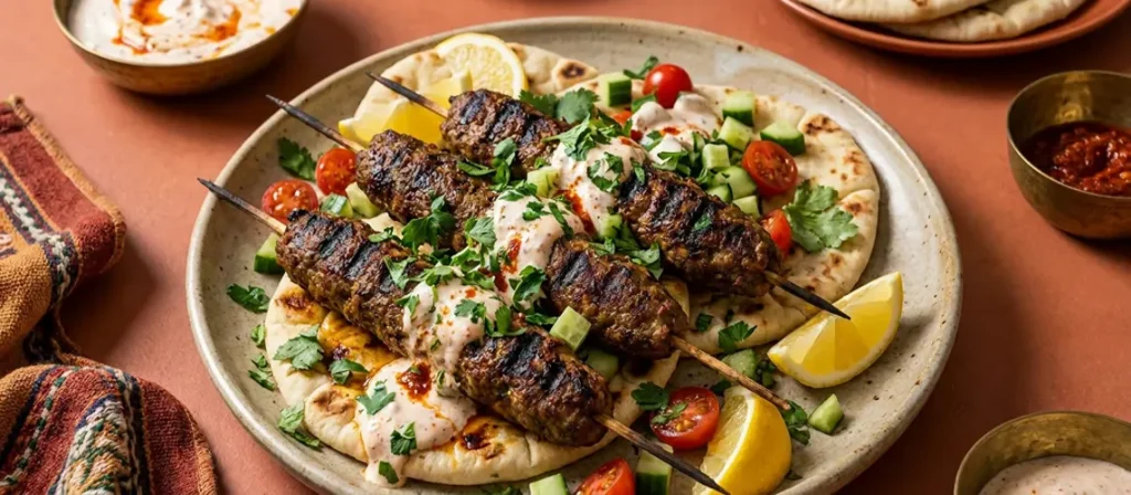 Moroccan Lamb Kofta Kebabs