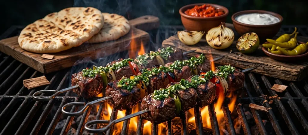 Reaper Beef Kabobs with Chimichurri