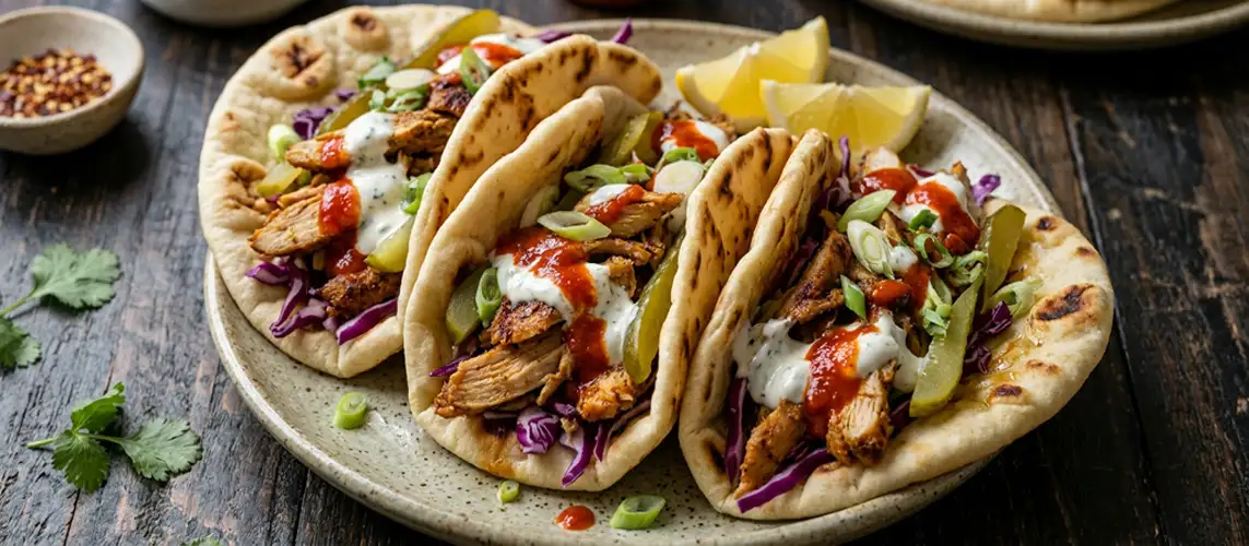 Shawarma Chicken Kebab Wraps
