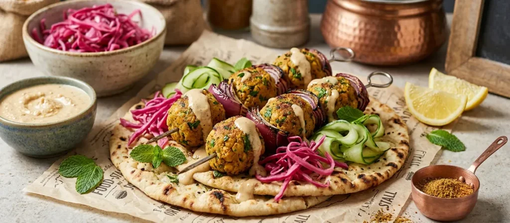 Vegan Chickpea Kofte Kebabs
